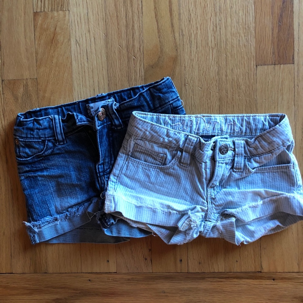 Girl’s Two Pair Denim Cut-offs